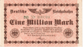 Germany 2 1 Million Mark, 12. 8.1923